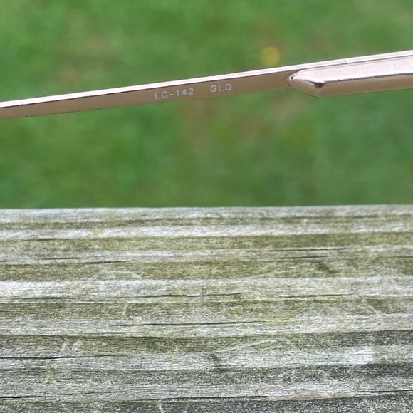 Liz Claiborne Frames Vintage made in Italy metal frames gold tone 53[]17 125 - Picture 9 of 12